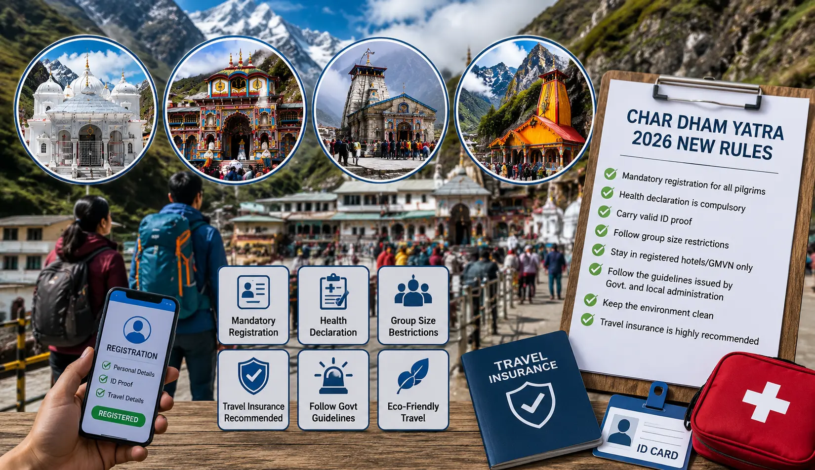 Complete Char Dham Yatra 2026 Guide: Dates, Route Map & Booking Tips
